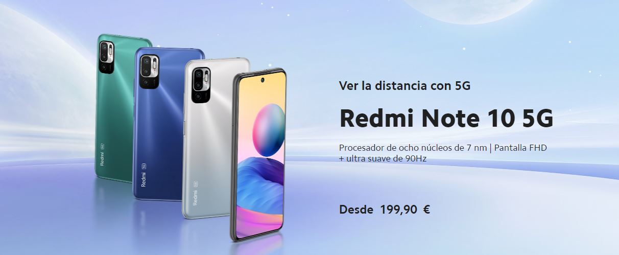 Redmi Note 10 5G - El mejor teléfono económico con 5G