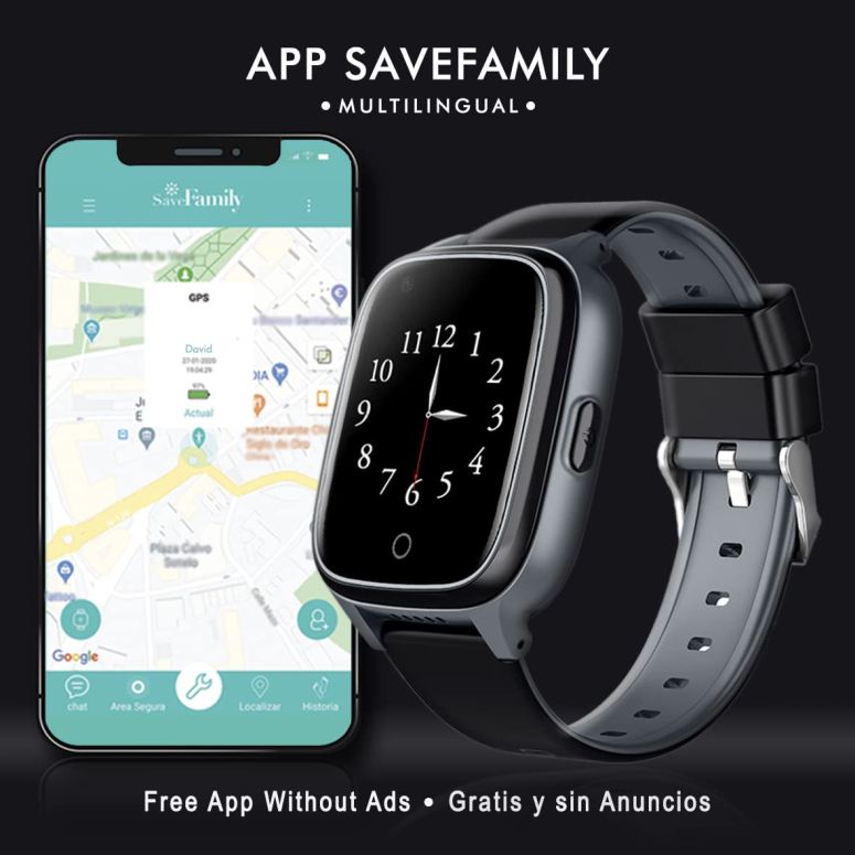 Reloj SaveFamily Senior - Con GPS y botón SOS