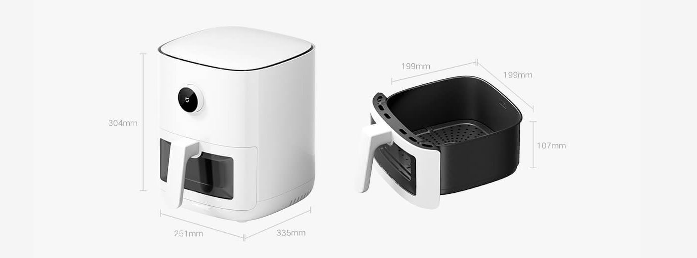 Comprar Xiaomi Freidora de Aire sin Aceite - Mi Smart Air Fryer Pro 4L ▷  Tienda Xiaomi kiboTEK España Europe®