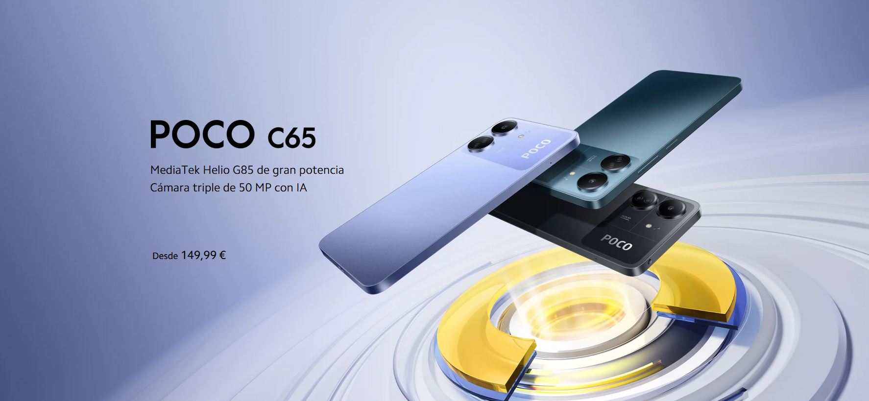 Xiaomi Poco C65 256GB/8GB Dual SIM Light Blue : : Electrónica