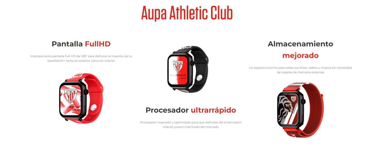 Buy SaveWatch Plus ed. Athletic Club with GPS and call for children ▷ Store  Watches for children