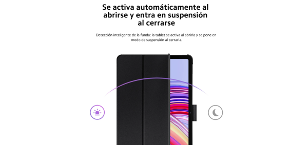 Funda Smart Flip Original Xiaomi Redmi Pad Pro Negro - Imagen 4