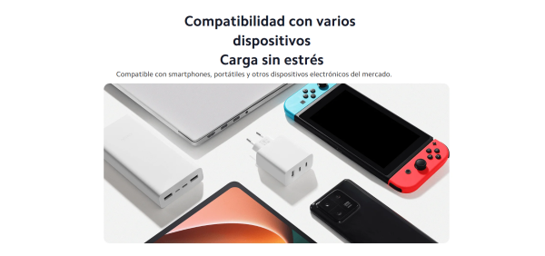 Xiaomi Cargador - 67W Gan Charger 2C1A - Imagen 8