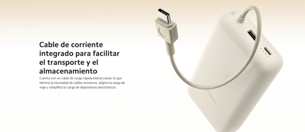 Xiaomi 33w Power Bank 20000mAh cable integrado - Imagen 5