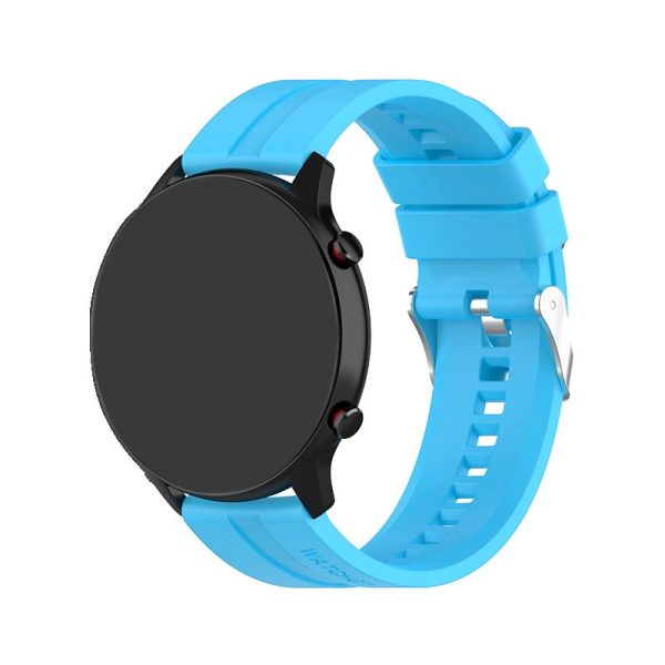 Correa Universal 22mm Xiaomi / Amazfit / Huawei / Samsung / COOL Goma Celeste - immagine 4